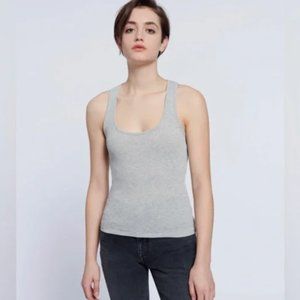 Bundle of Two! Re/Done 90s Tank Bundle White and Grey Hanes Ribbed Tank